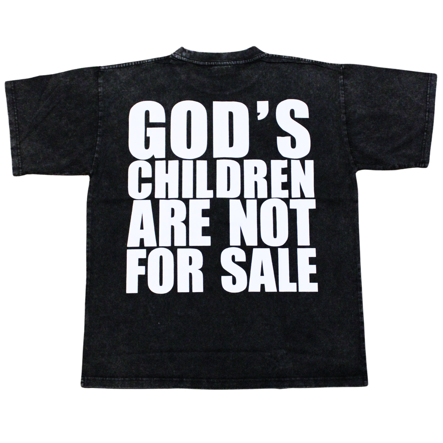 "GODS CHILDREN" acid washed tee